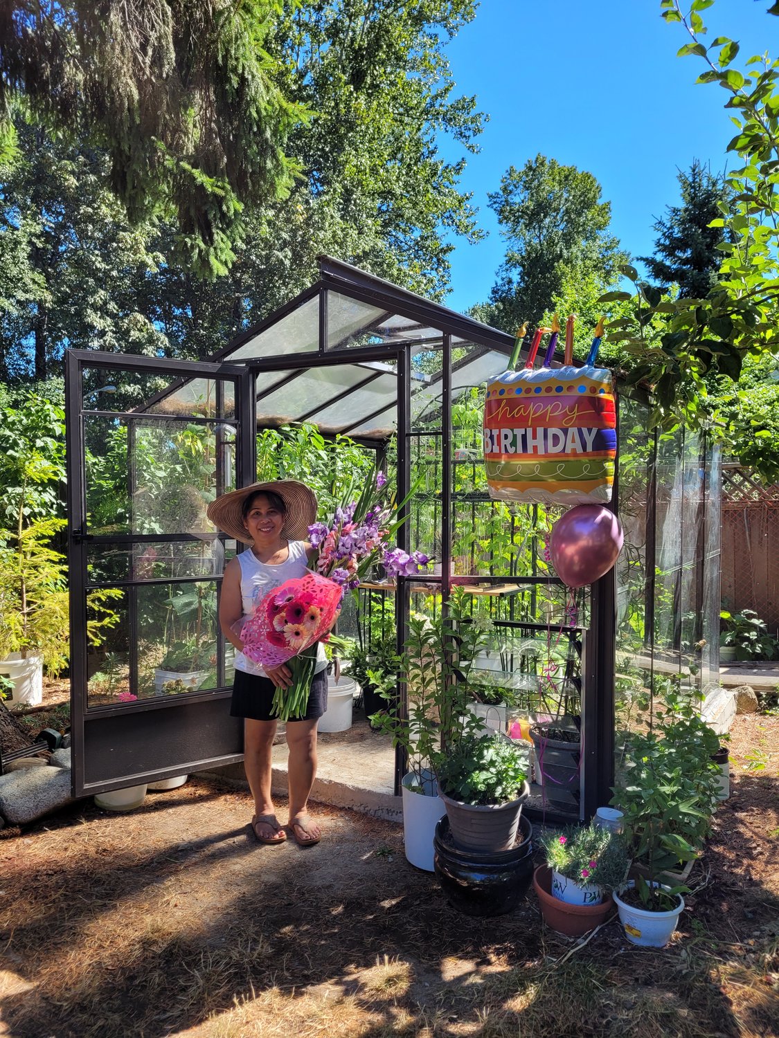 Legacy Greenhouse gifted to a first time greenhouse owner