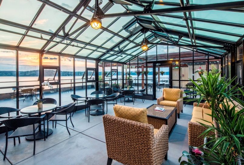 Rooftop Greenhouse Event Space by BC Greenhouse Builders