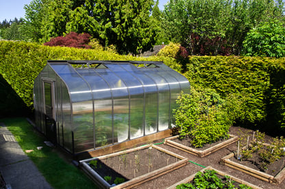 Greenhouse with Garden