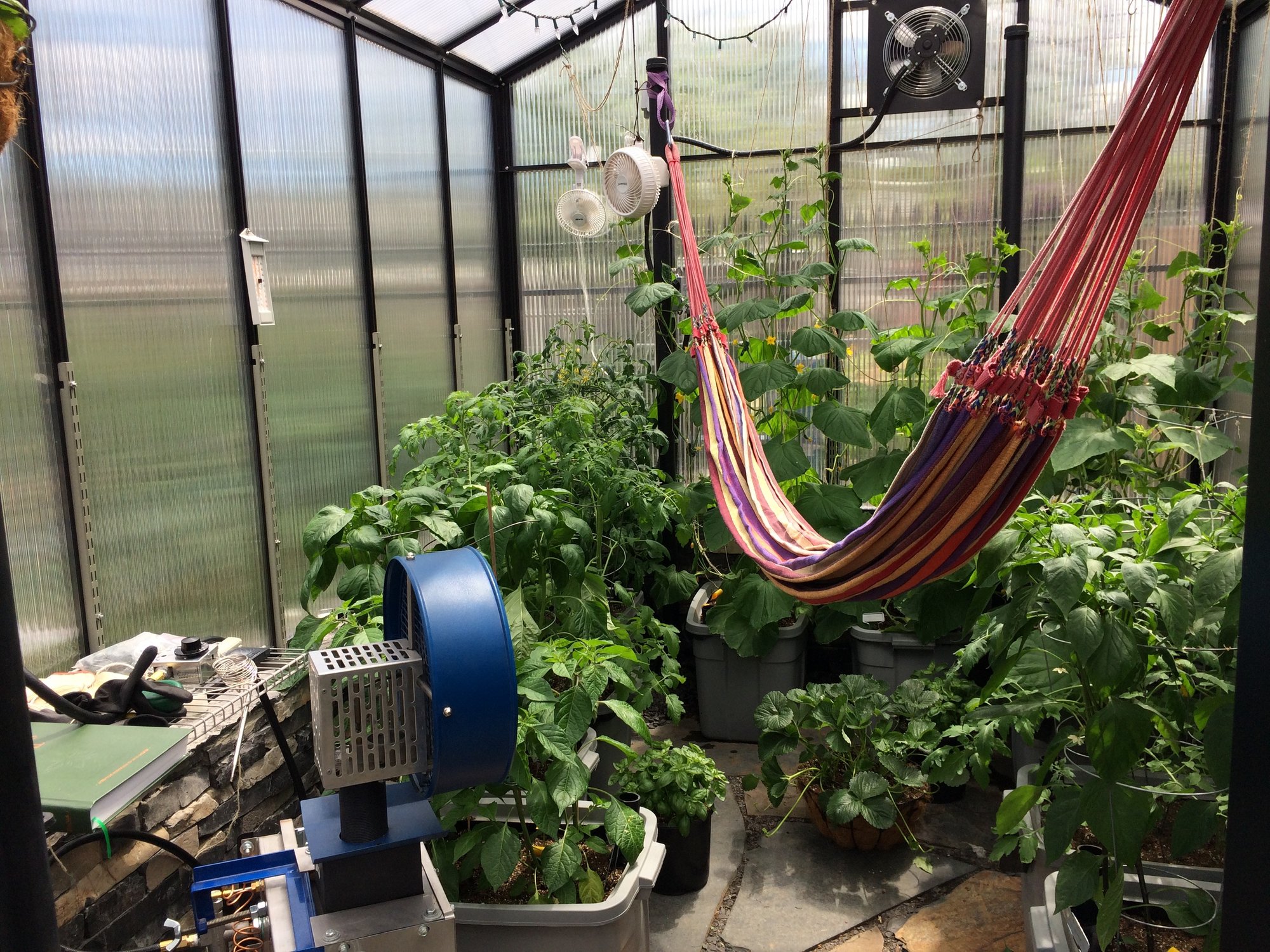Circulating Fan in greenhouse