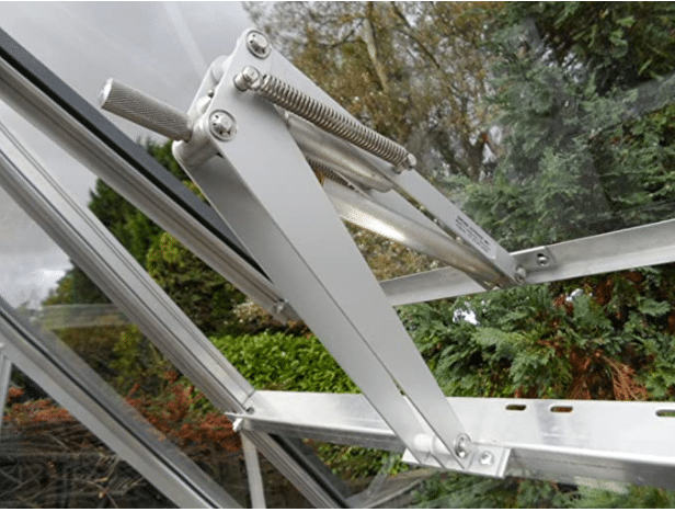 Greenhouse vent opener