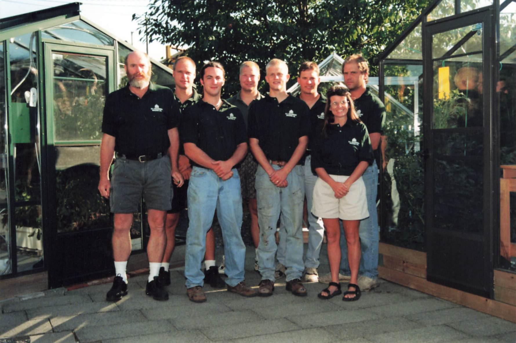 BC Greenhouse Team back in the day